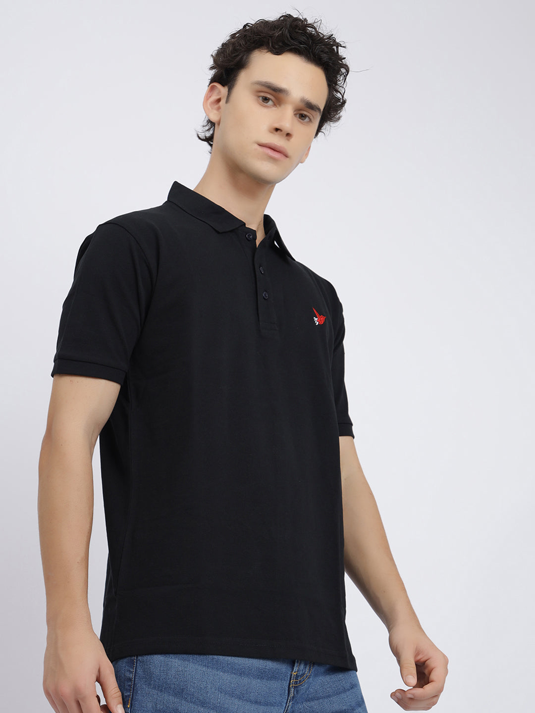 ESSENTIAL BLACK POLO