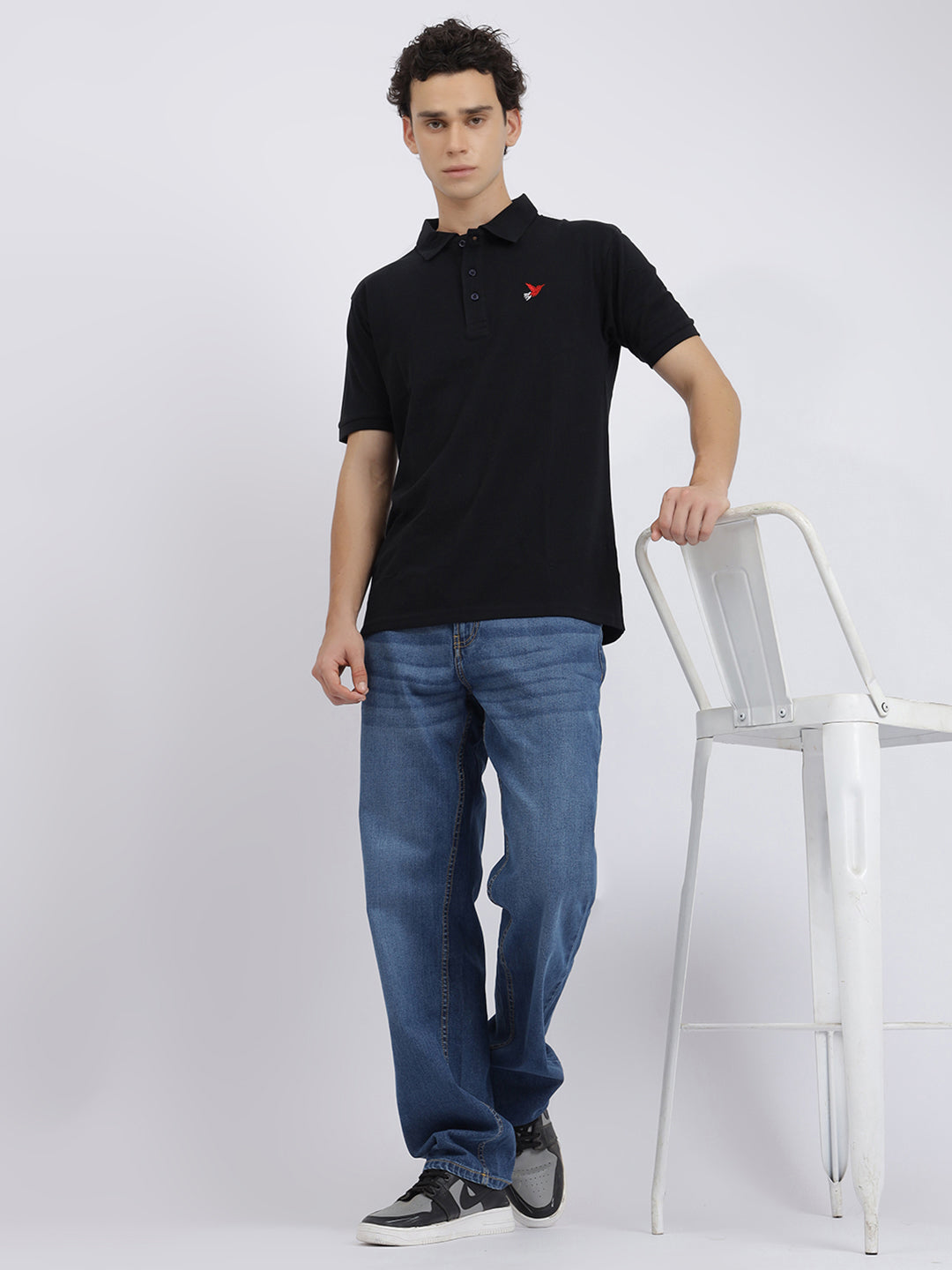 ESSENTIAL BLACK POLO