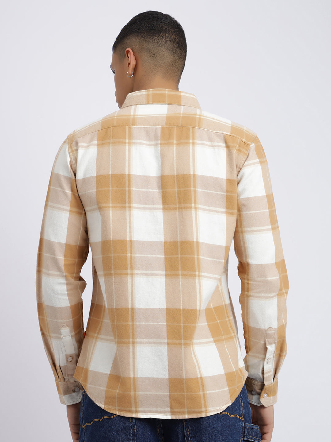 MTRFTCWS,WHITE AND BROWN CHECK