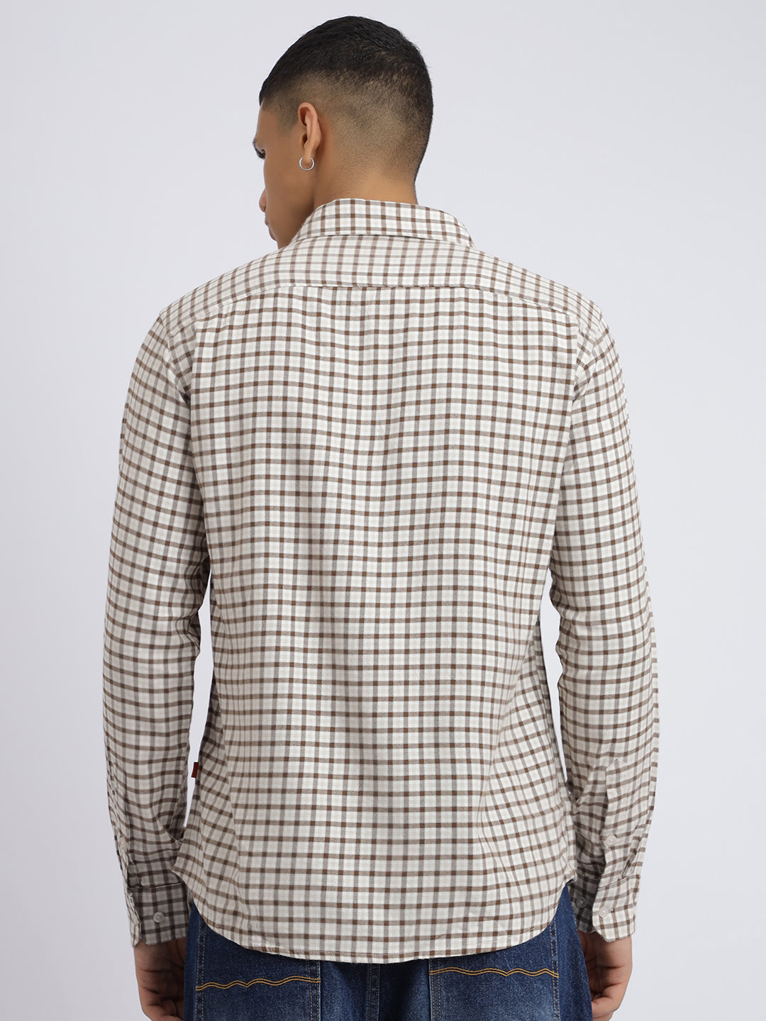 MBRFMCCS,WHITE AND BROWN CHECK