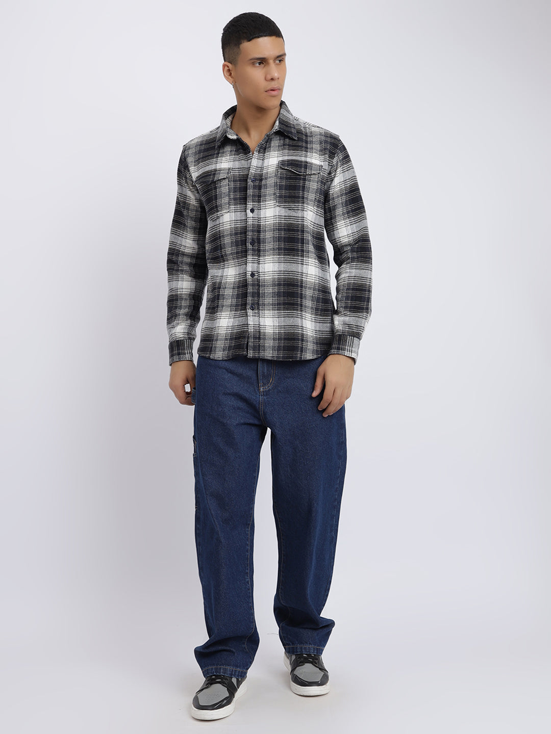 MBRFSCFWS,WHITE AND BLACK CHECK