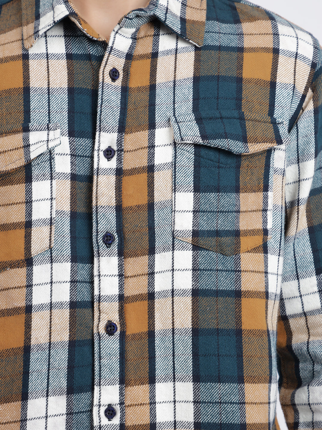 MRFTCFWS,WHITE AND NAVY BLUE CHECK