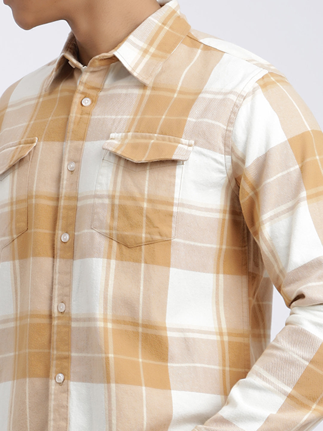 MTRFTCWS,WHITE AND BROWN CHECK